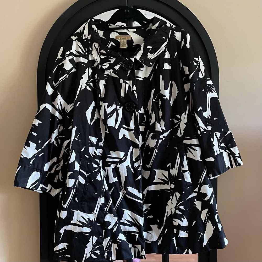 EUC ECOLOGIE 3/4-SLEEVE MID-LENGTH JACKET